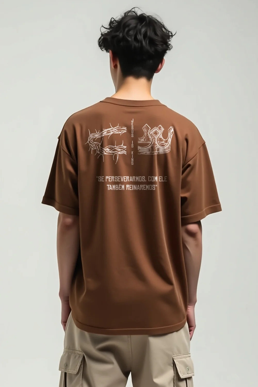 Camisa Oversized Da Cruz à Coroa