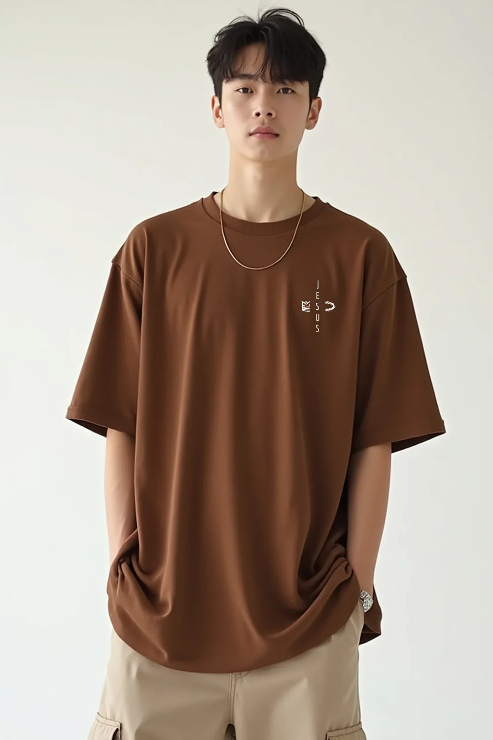 Camisa Oversized Da Cruz à Coroa