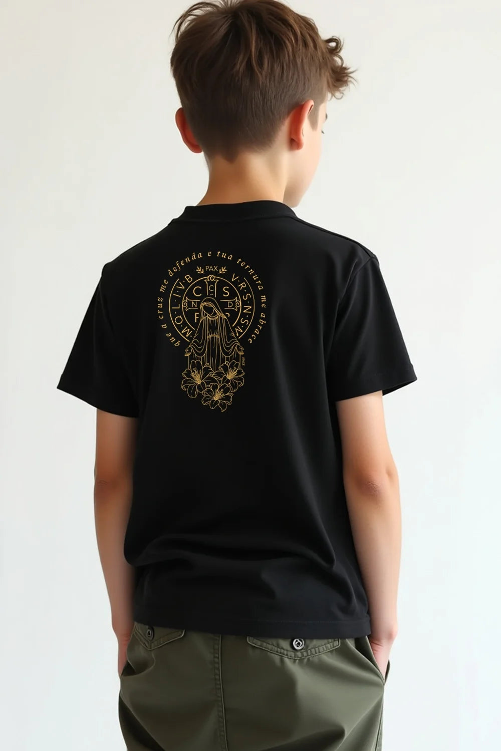 Camisa Infantil Manto e Cruz
