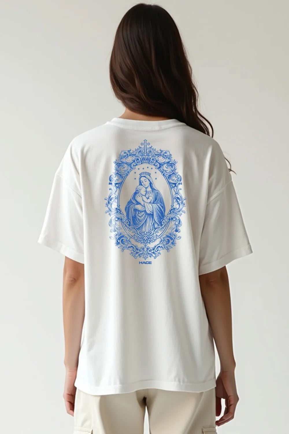Camisa Oversized Mãe Santíssima