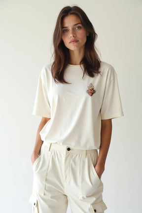Camisa Oversized Sagrado Coração