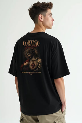 Camisa Oversized Sagrado Coração