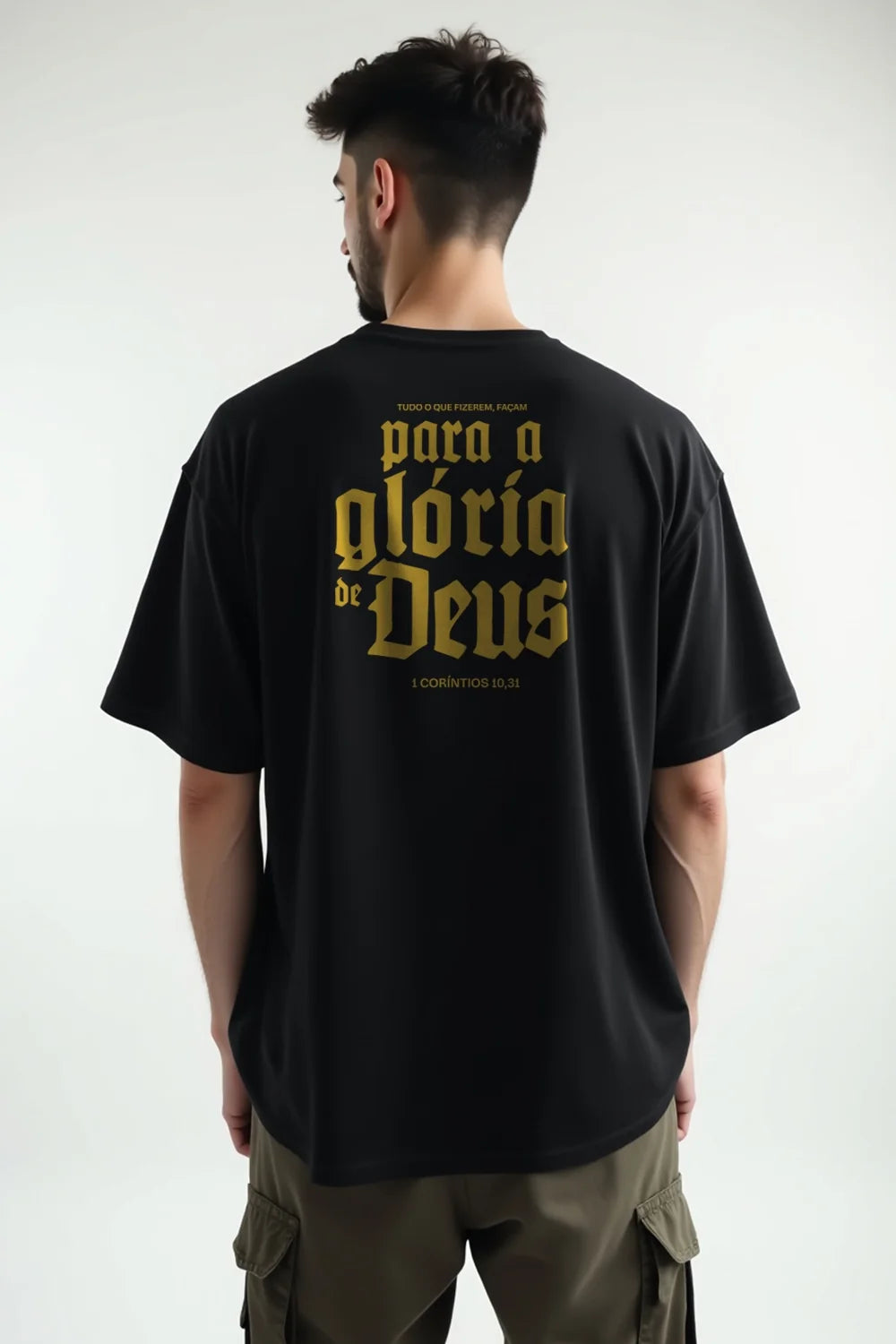 Camisa Oversized Tudo Para a Sua Glória