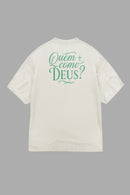Camisa Oversized Quem Como Deus?